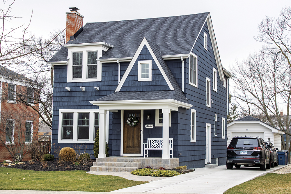 The  Pasquesi home in Elmhurst is the Barrington model.