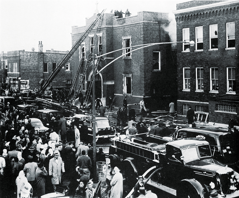 On December 1st, 1958, Our Lady of the Angels School on Chicago's near west side- burned down.