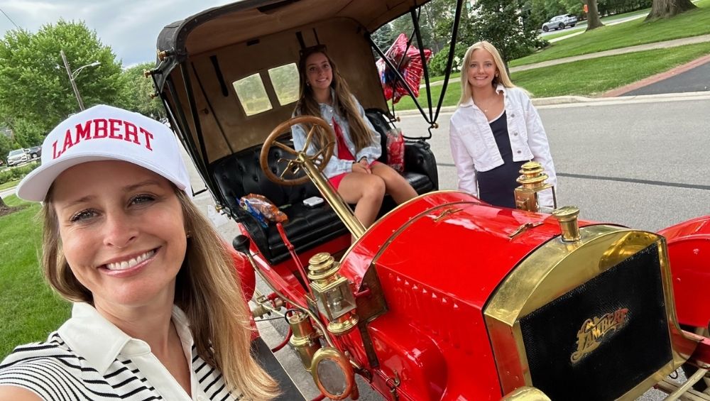Jen Lambert and her daughters continue carrying the family tradition forward through the family’s treasured 1908 Lambert Roadster.