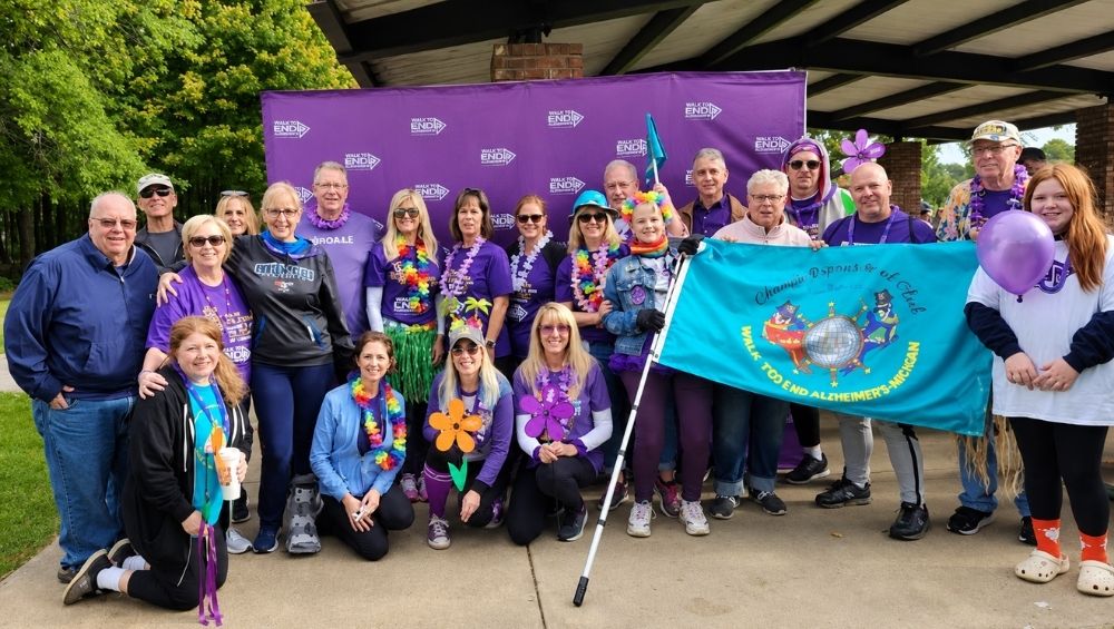 CPHC members participate in the Walk to End Alzheimer’s.