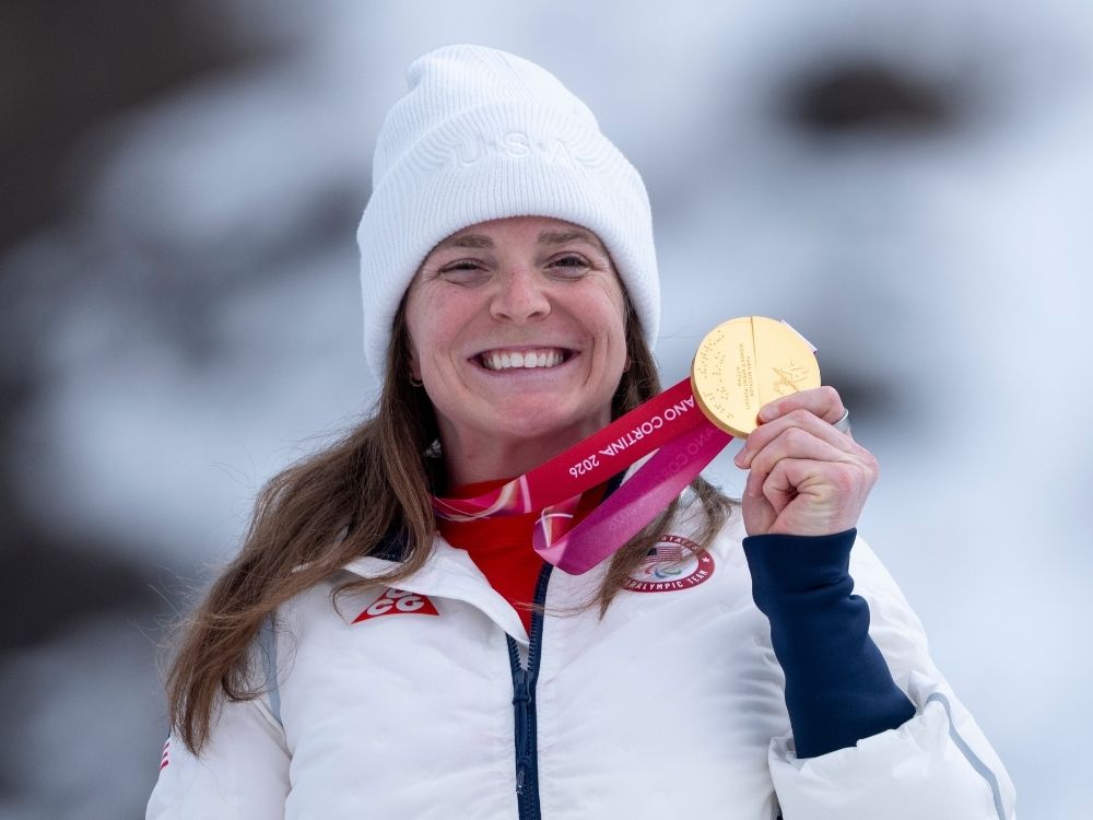 Gretsch’s gold medal was the first of four trips to the podium