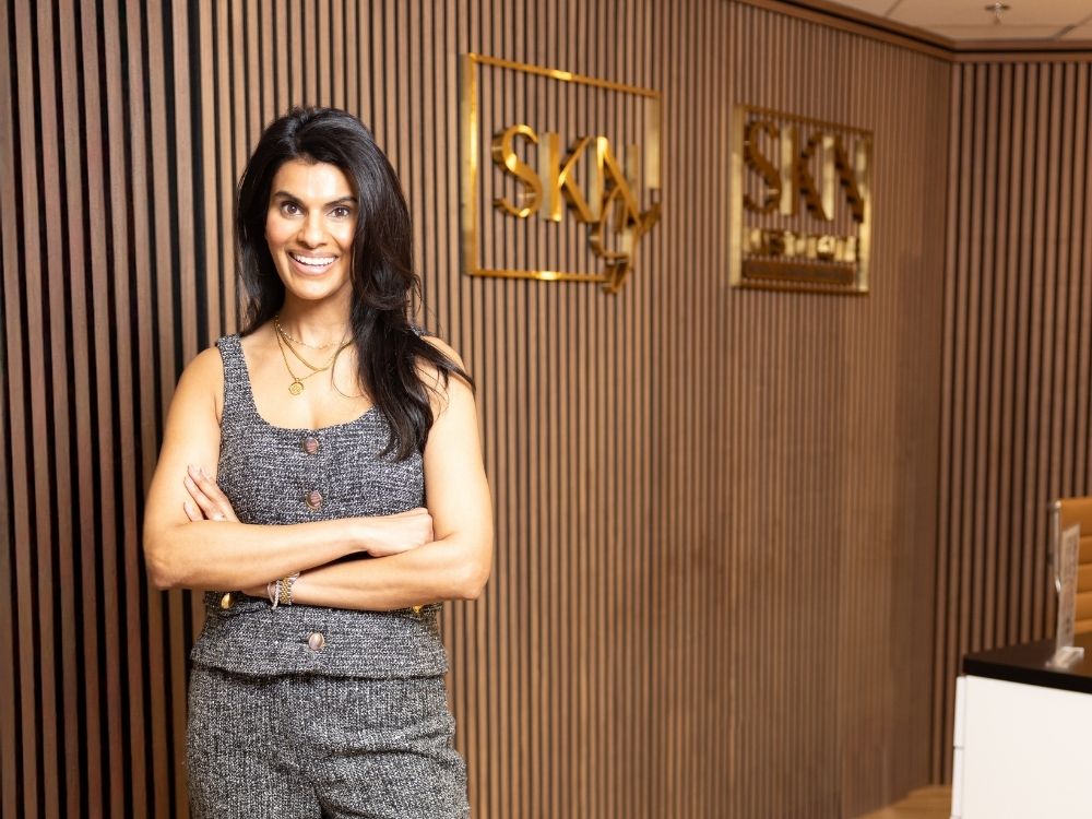 Dr. Paula Malhotra opened her medical and cosmetic dermatology practice, SKN Institute, in 2025.