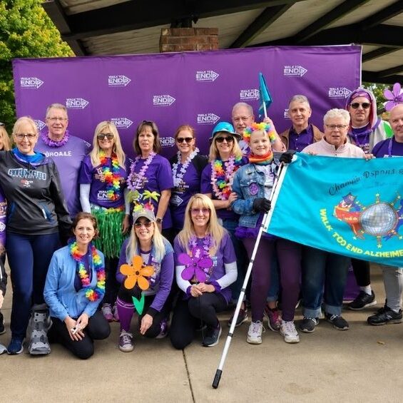 CPHC members participate in the Walk to End Alzheimer’s.