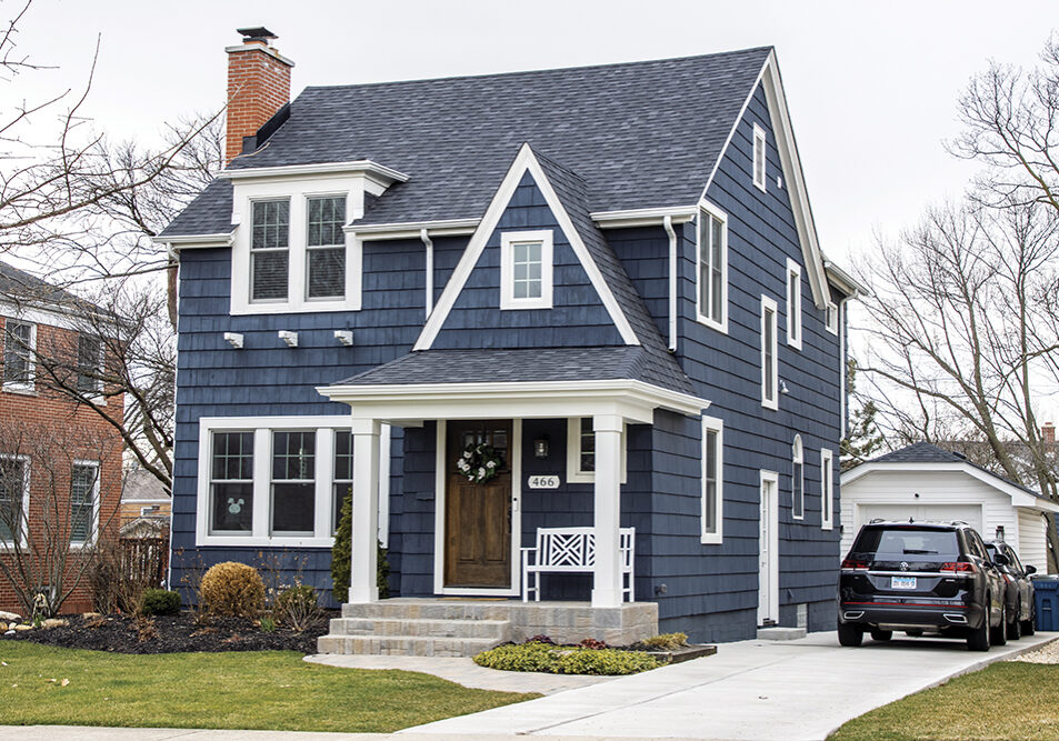 The  Pasquesi home in Elmhurst is the Barrington model.