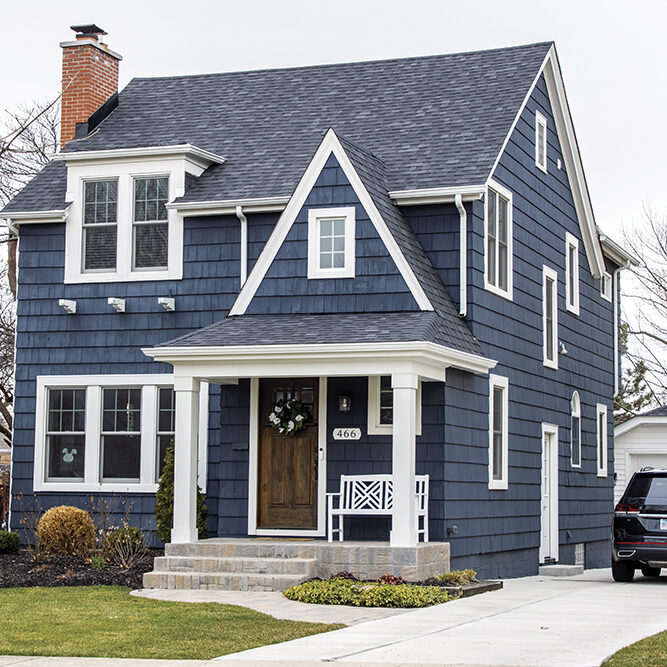 The  Pasquesi home in Elmhurst is the Barrington model.