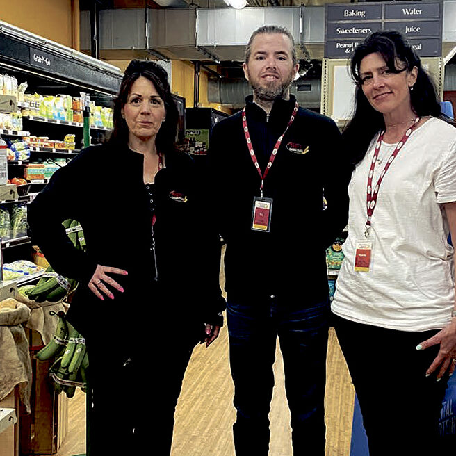 The Fruitful Yield Elmhurst Staff. Some of the team with Store Manager, DJ Ryan, Ellie and Maria, at the Elmhurst Fruitful Yield store at 135 N. Addison Avenue.