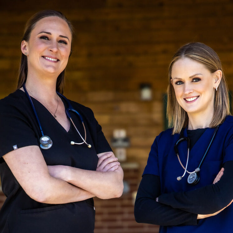 Dr. Karis Tekwani of Clarendon Hills and Dr. Kate Paquette of Hinsdale