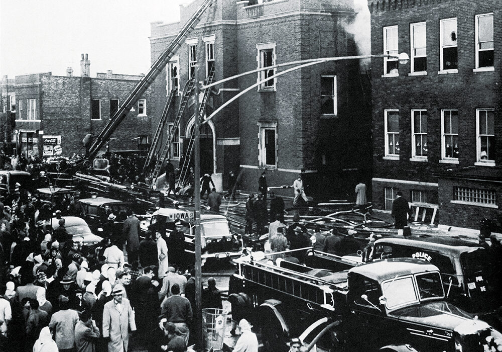 On December 1st, 1958, Our Lady of the Angels School on Chicago's near west side- burned down.