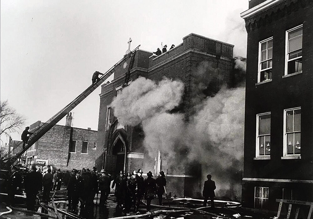 92 students and three nuns perished in one of America's deadliest school fires.