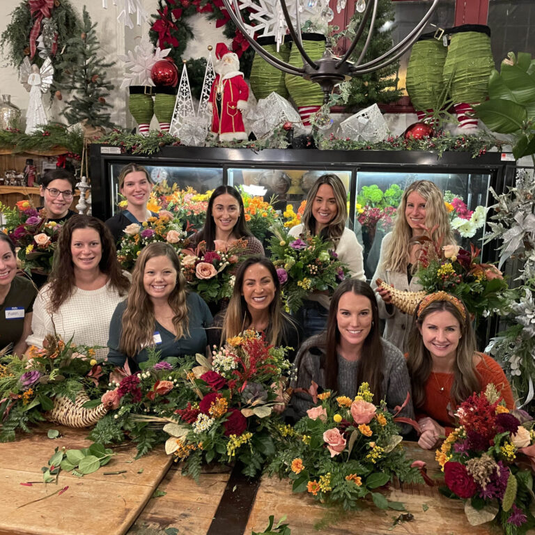 Photo-1-Thanksgiving-floral-arrangement-class-at-Carousel-Flowers-by-Shamrock-Garden-Florist-scaled-2